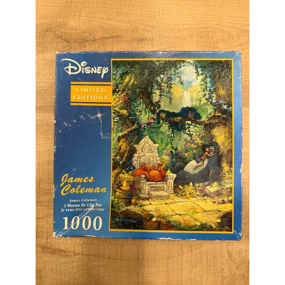 Disney Limited Edition James Coleman “I Wanna Be Like You” Jungle Book Puzzle